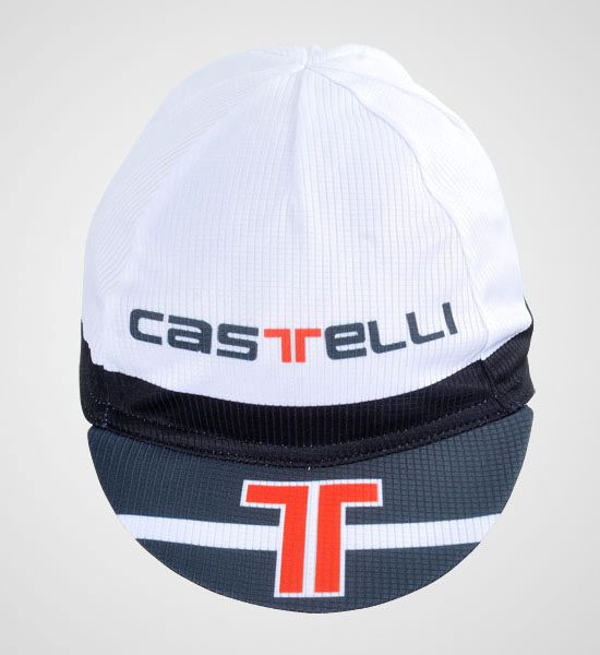 2012 Castellii Gorro Ciclismo blanco y negro